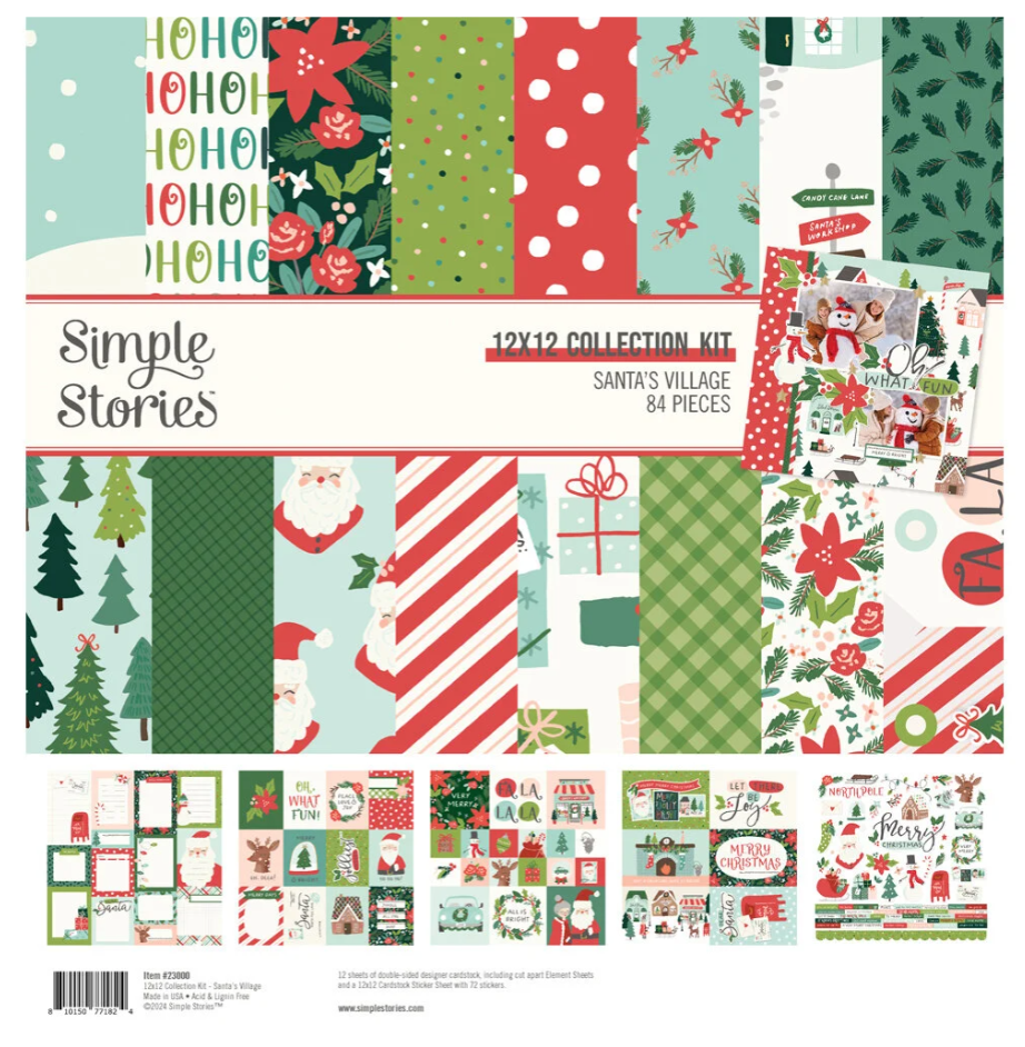 PREORDINE: SimpleStories - Santa's Village Collection Kit