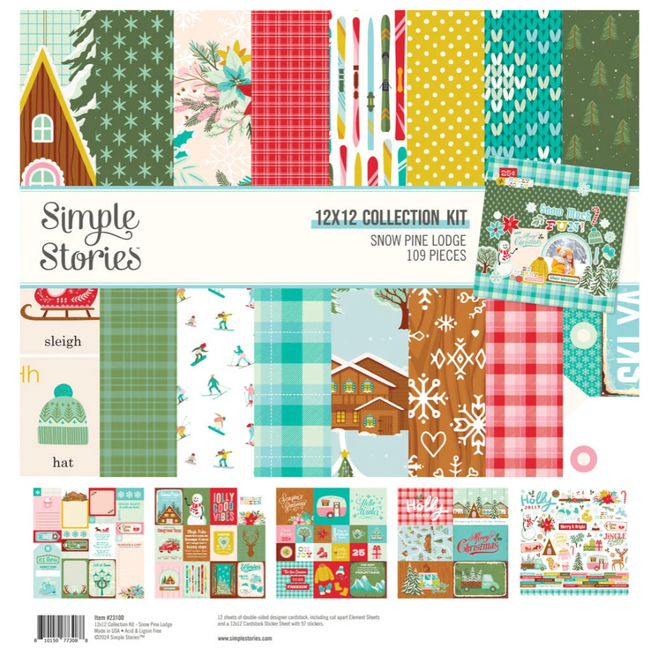 PREORDINE: SimpleStories - Snow Pine Lodge Collection Kit