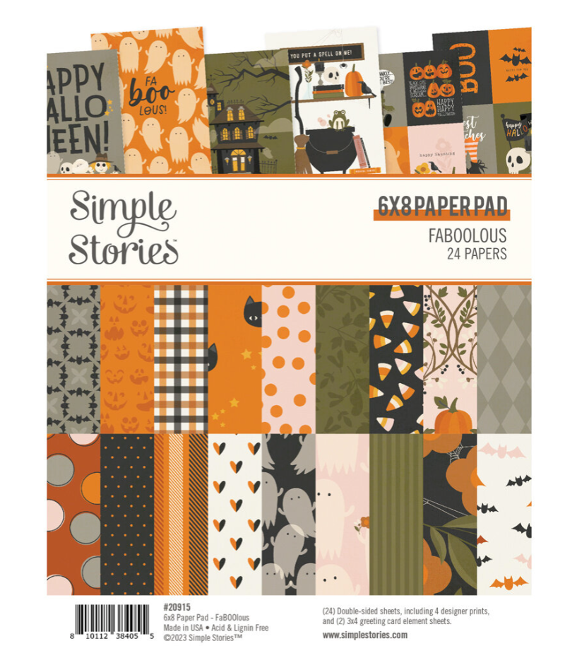 PREORDINE: SimpleStories - FaBOOlous 6x8 Inch Pad