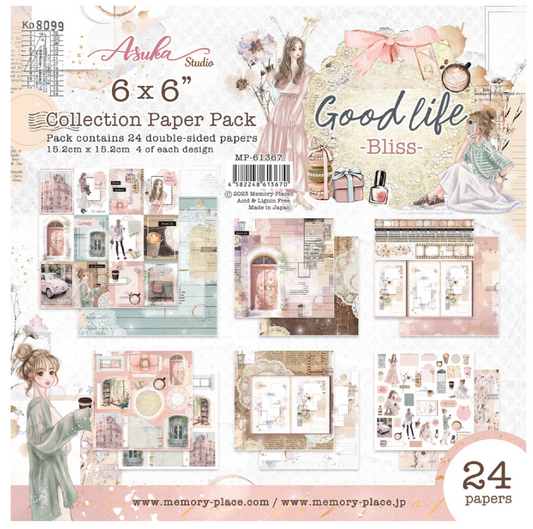 PREORDINE: MemoryPlace - Good Life Bliss 6x6 Inch Paper Pack