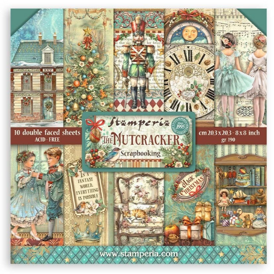 PREORDINE: Stamperia - The Nutcracker 8x8 Inch Paper Pack