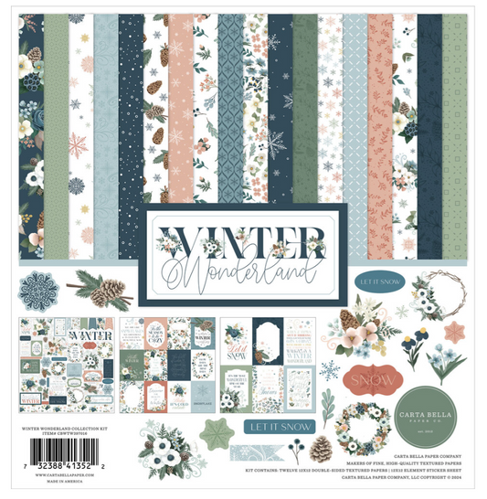 PREORDINE: CartaBella Winter Wonderland 12x12 Inch Collection Kit