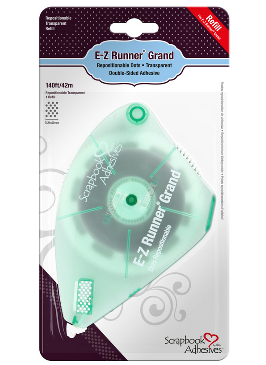 PREORDINE: Scrapbook Adhesive: E-Z Runner Grand Repositionable Dots Refill