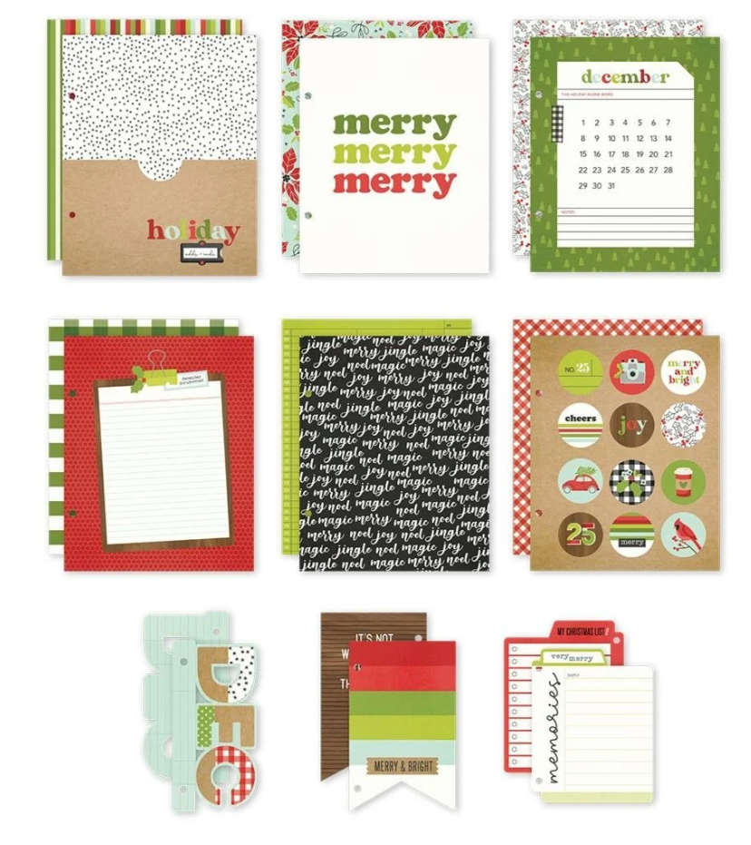 PREORDINE: Simple Stories SN@P! Designer Binder 6x8 Inch Simple Vintage Rustic Christmas