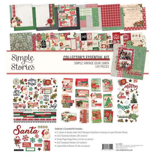 PREORDINE: Simple Stories Simple Vintage Christmas Lodge Collector's Essential Kit