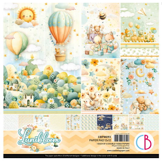 PREORDINE: CiaoBella Lunibloom 12x12 Inch Patterns Pad