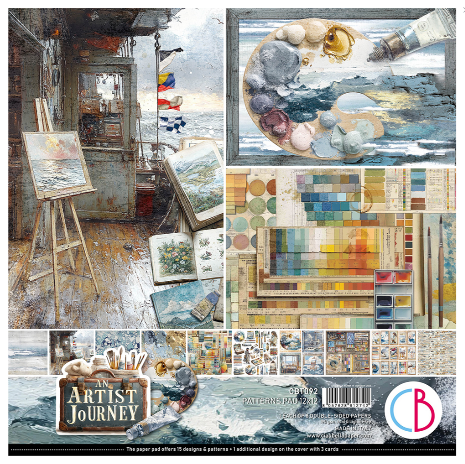 PREORDINE: CiaoBella Artist Journey 12x12 Inch Patterns Pad