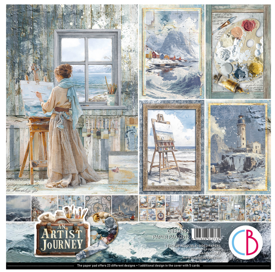 PREORDINE: CiaoBella Artist Journey 12x12 Inch Patterns Pad
