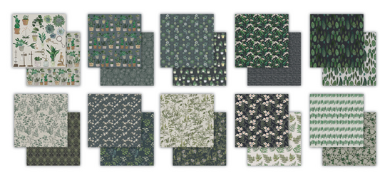 PREORDINE: Craft Consortium Botany Boutique 12x12 Inch Paper Pad