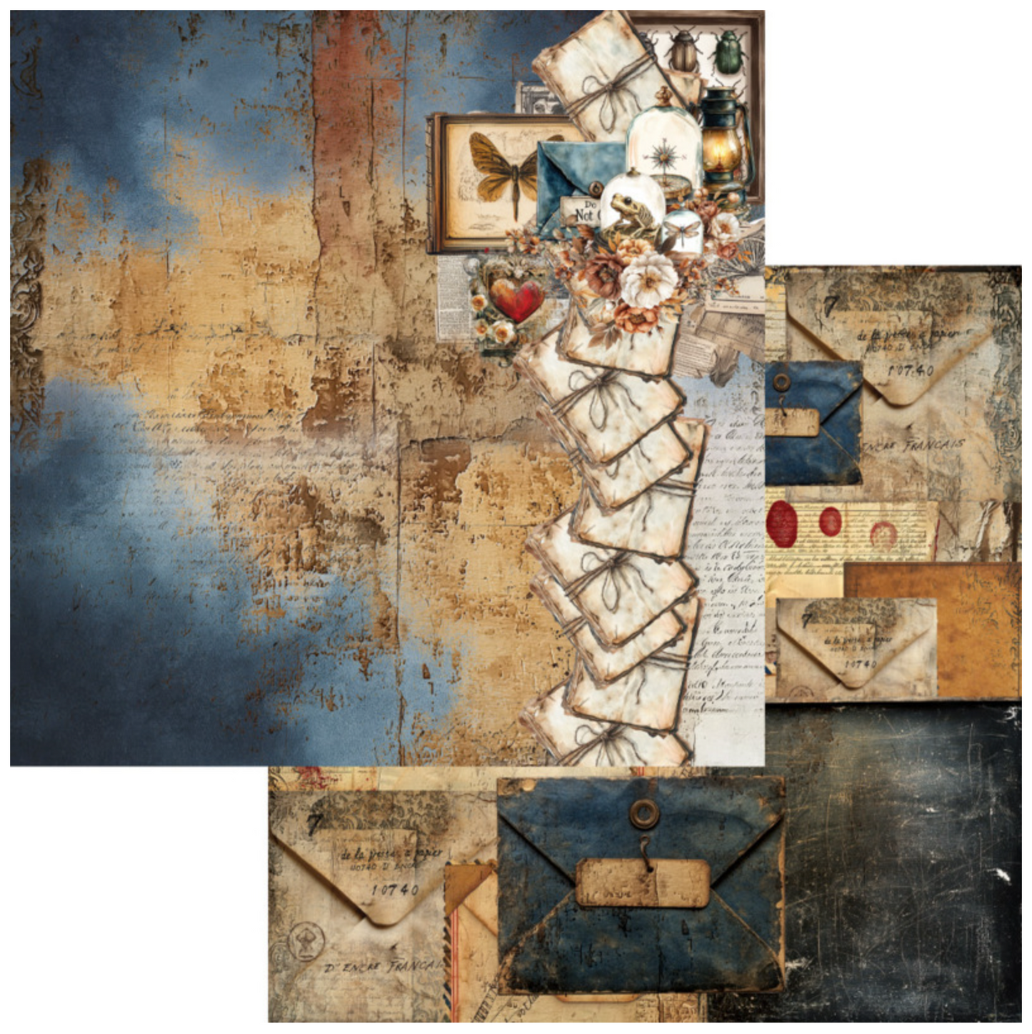 Alchemy of Art: Behind Closed Doors 12x12 Inch paper pack