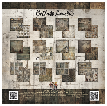 BellaLuna Crafts: Mother of Dragons 12x12 Inch paper pack