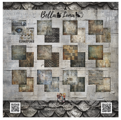 BellaLuna Crafts: Walkers Basicos 12x12 Inch paper pack
