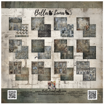 BellaLuna Crafts: Winter is Coming 12x12 Inch paper pack