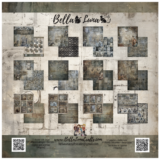 BellaLuna Crafts: Winter is Coming 12x12 Inch paper pack