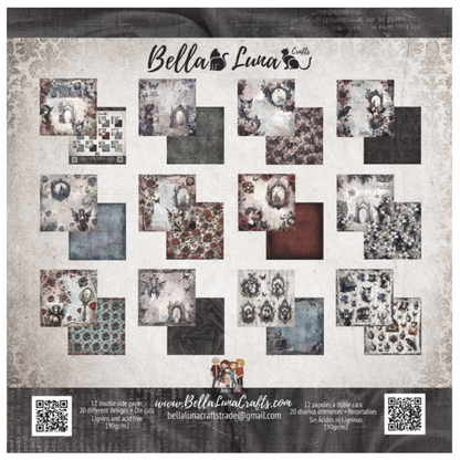 BellaLuna Crafts: Gothic Tales 12x12 Inch paper pack
