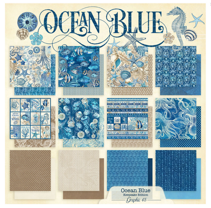 Graphic45: Ocean Blue Keepsake Edition Pack