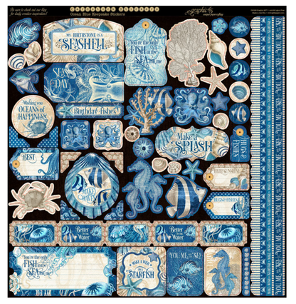 Graphic45: Ocean Blue Keepsake Edition Pack