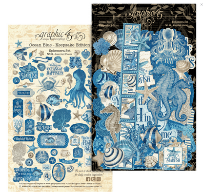 Graphic45: Ocean Blue Keepsake Edition Pack