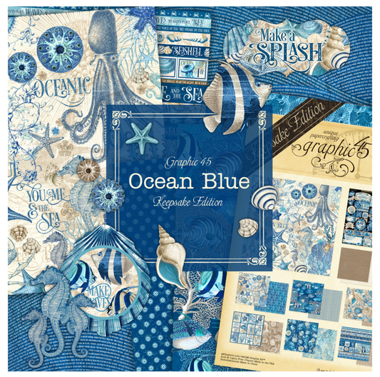 Graphic45: Ocean Blue Keepsake Edition Pack