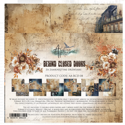 Alchemy of Art: Behind Closed Doors 8x8 Inch paper pack