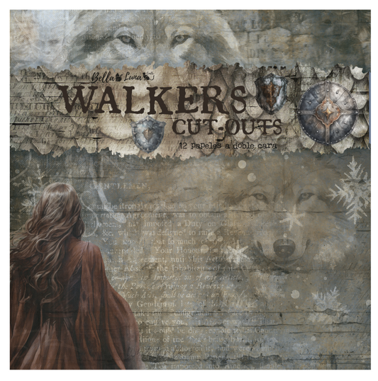 BellaLuna Crafts: Walkers Basicos Cut-Outs 8x8 Inch paper pack