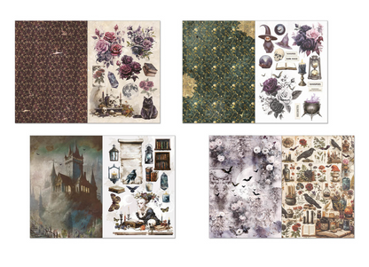 Ciao Bella: Dark Academia A4 Junk Journal Ephemera Book
