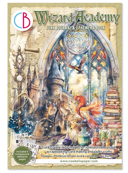 Ciao Bella: Wizard Academy A4 Junk Journal Ephemera Book