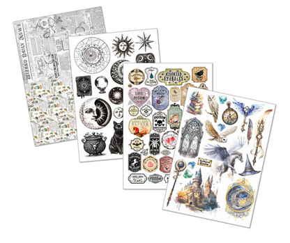 Ciao Bella: Wizard Academy A4 Junk Journal Ephemera Book