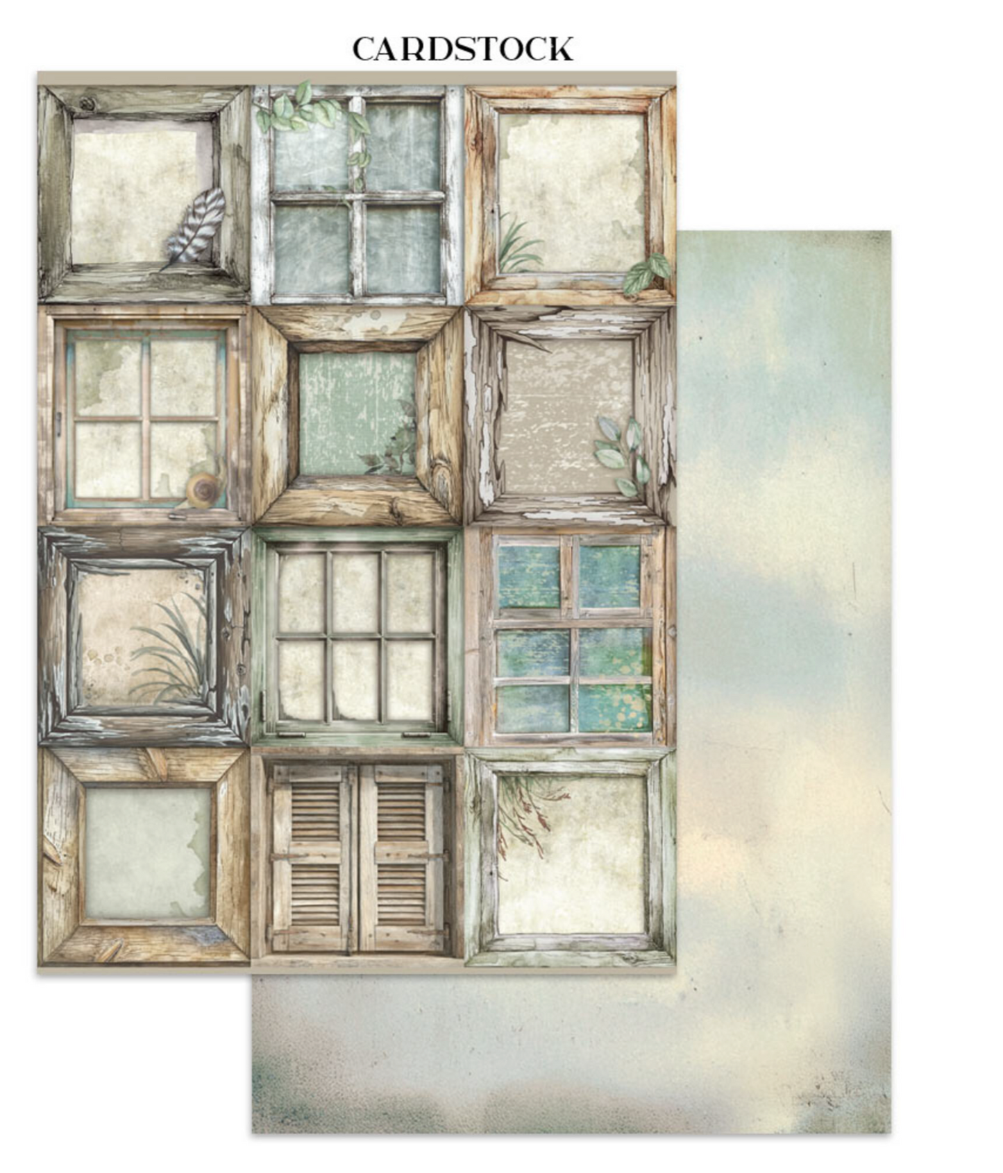 Stamperia: Herbarium Silvae Junk Journal Stickers, Backgrounds, Cut-Outs