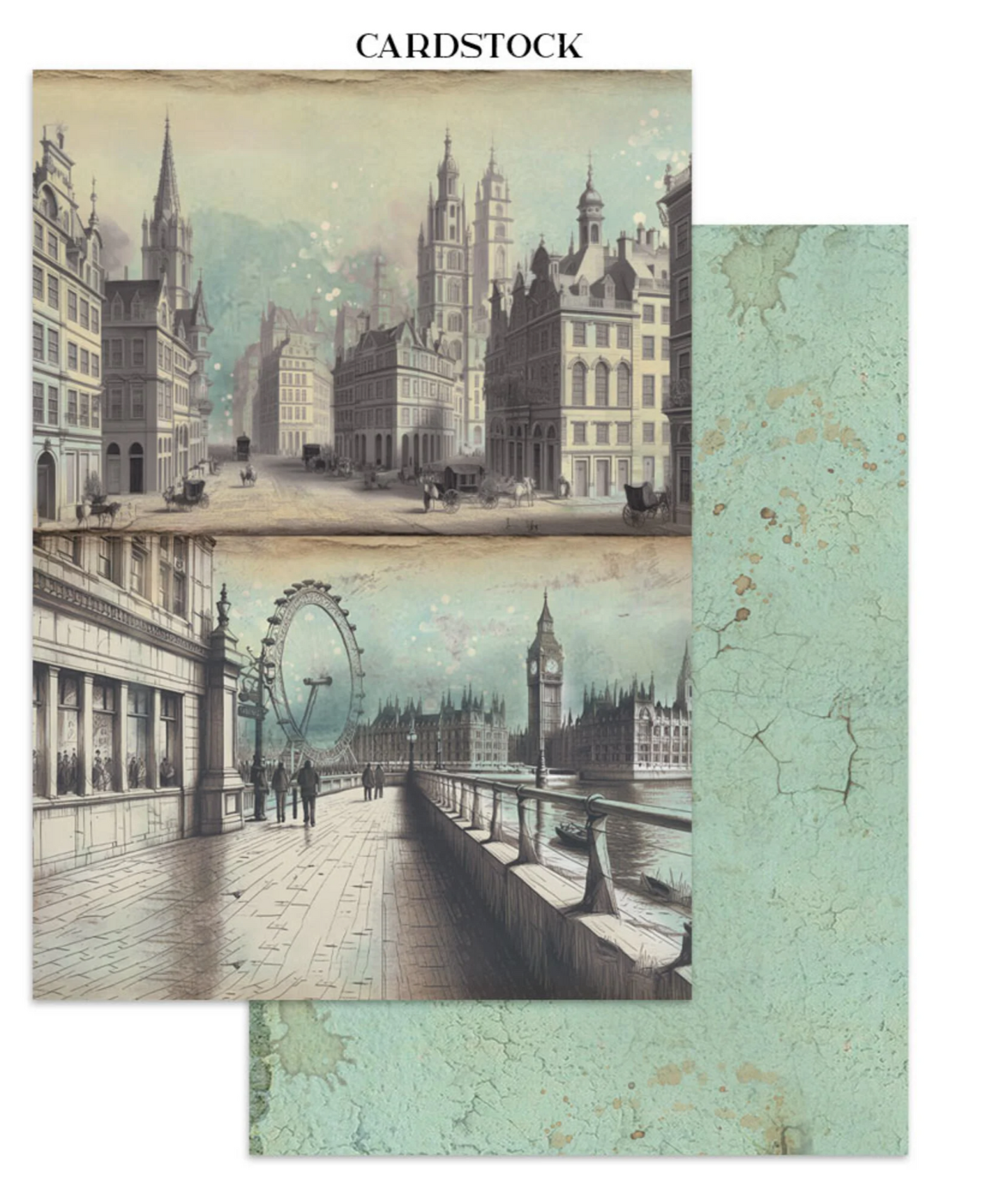 Stamperia: Voyages Fantastiques Junk Journal Stickers, Backgrounds, Cut-Outs