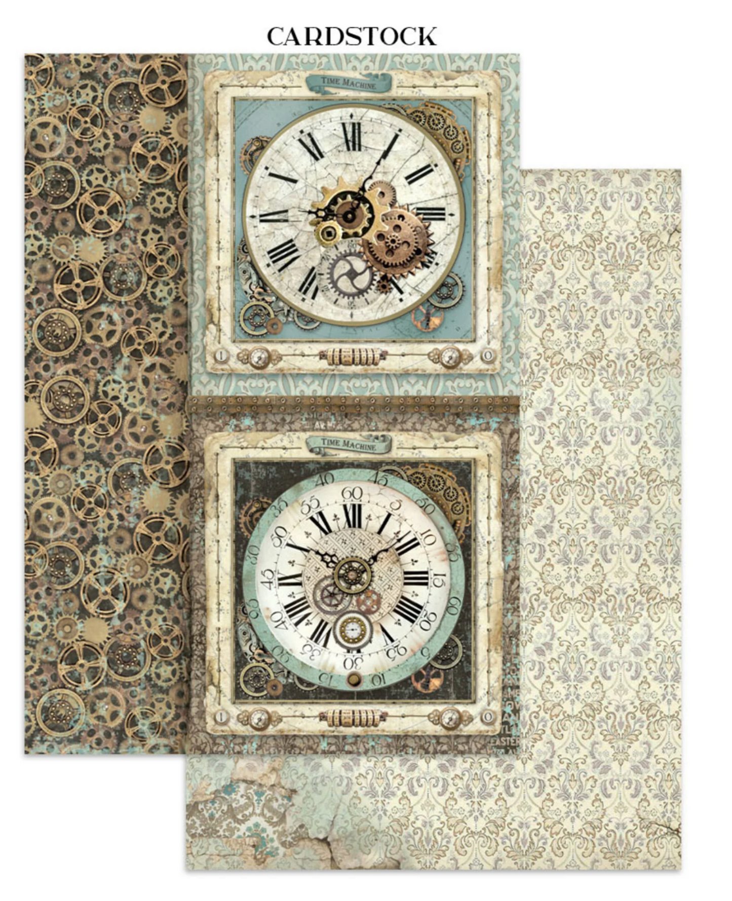 Stamperia: Voyages Fantastiques Junk Journal Stickers, Backgrounds, Cut-Outs