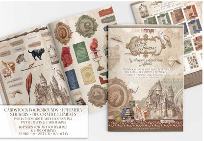 Papers For You: Wizarding Adventure Houses A4 Junk Journal