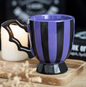 Tazza ala di pipistrello - viola e nero