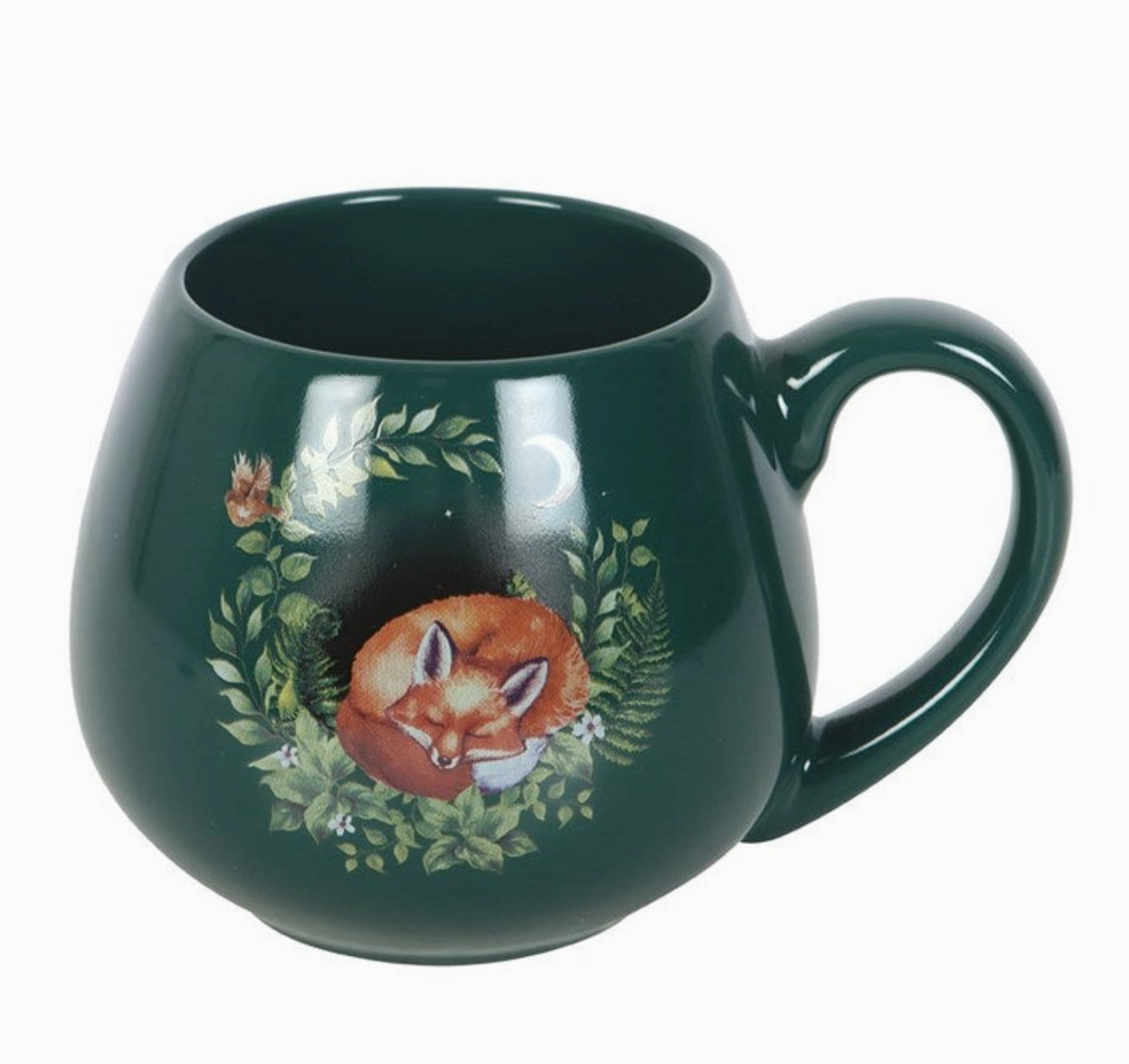 Tazza rotonda volpe - verde