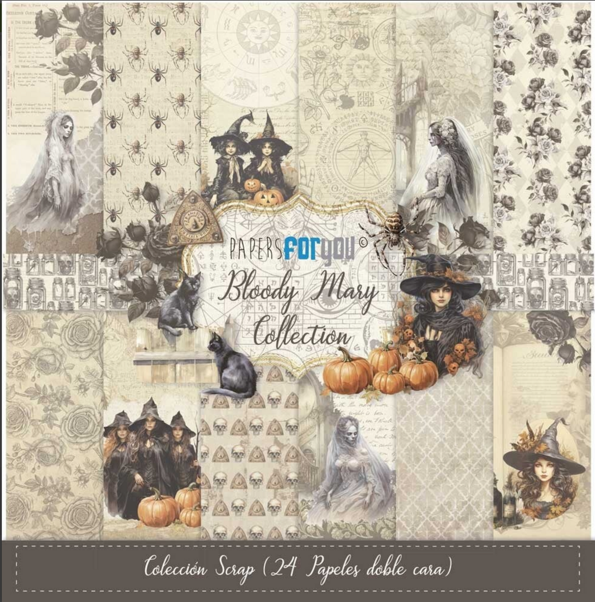 Papers For You: Bloody Mary Mini Scrap Paper Pack 6x6 inch