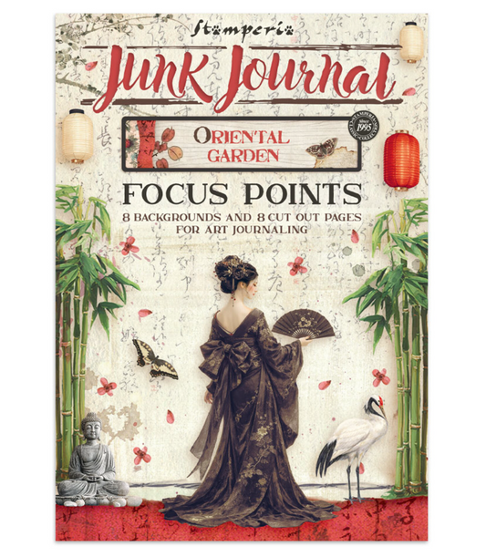 Stamperia: Oriental Garden Junk Journal A5 Focus Points