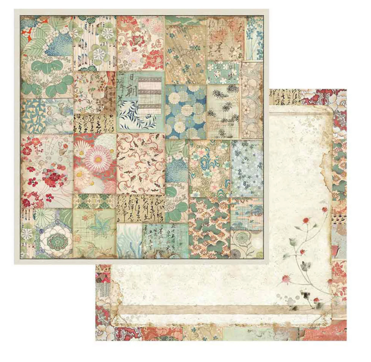 Stamperia: Oriental Garden 8x8 Inch Paper Pack