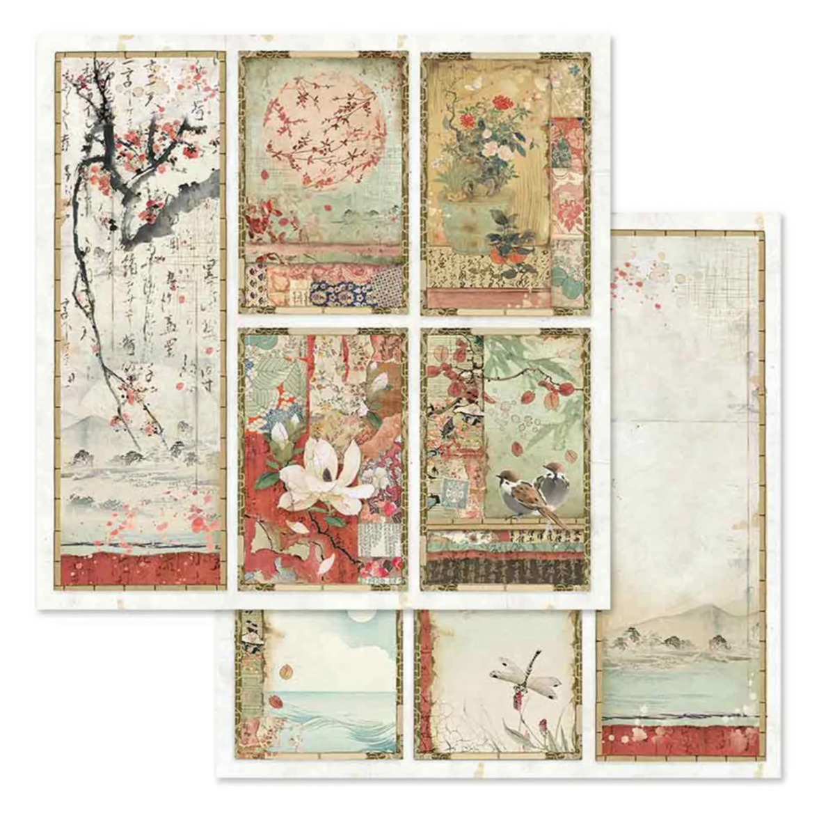 Stamperia: Oriental Garden 8x8 Inch Paper Pack
