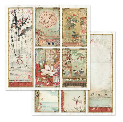 Stamperia: Oriental Garden 8x8 Inch Paper Pack