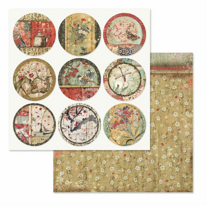 Stamperia: Oriental Garden 8x8 Inch Paper Pack
