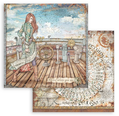 Stamperia: Lady Vagabond Lifestyle 6x6 Inch Paper Pack