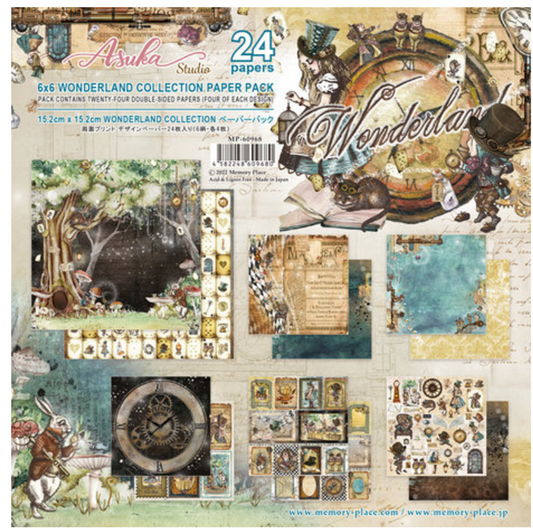 Memory Place: Wonderland 6x6 Inch Paper Pack