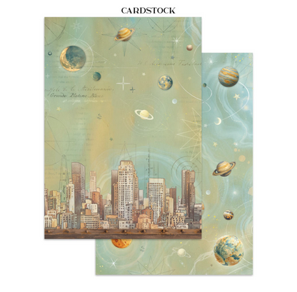 Stamperia: A New Beginning Junk Journal Stickers, Backgrounds, Cut-Outs