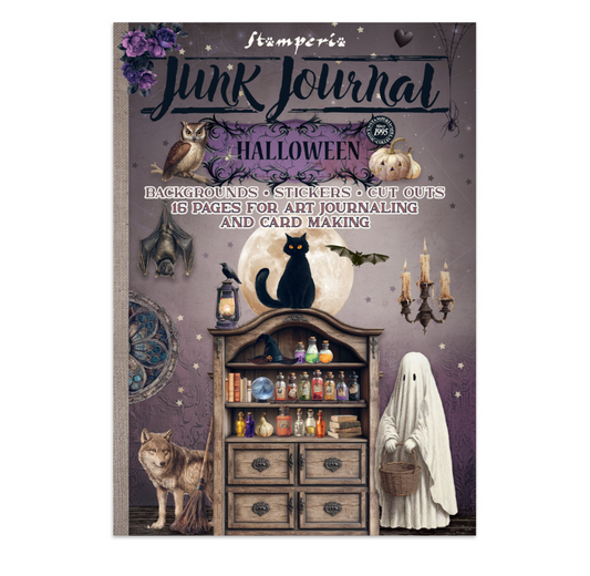 Stamperia: Halloween Junk Journal Stickers, Backgrounds, Cut-Outs by Vicky Papaioannou
