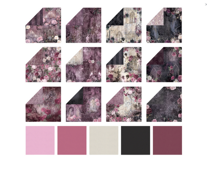 Crafter's Companion: Thorn & Bloom 12x12 Inch Paper Pad