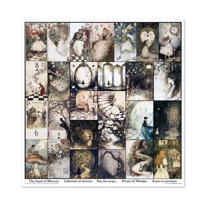 ITD: 12x12 inches paper pack ALICE'S MAGIC 1