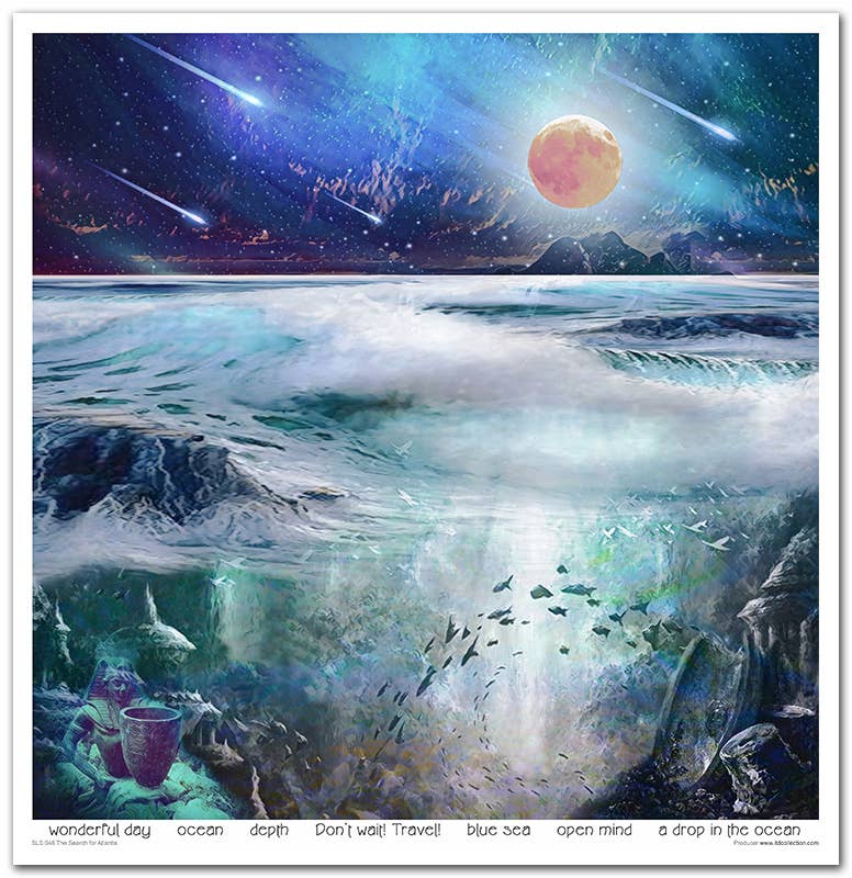 ITD: 12x12 inches paper pack THE SEARCH OF ATLANTIS