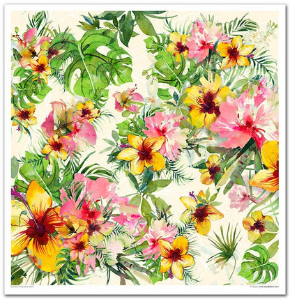 ITD: 12x12 inches paper pack TROPICAL DREAMS