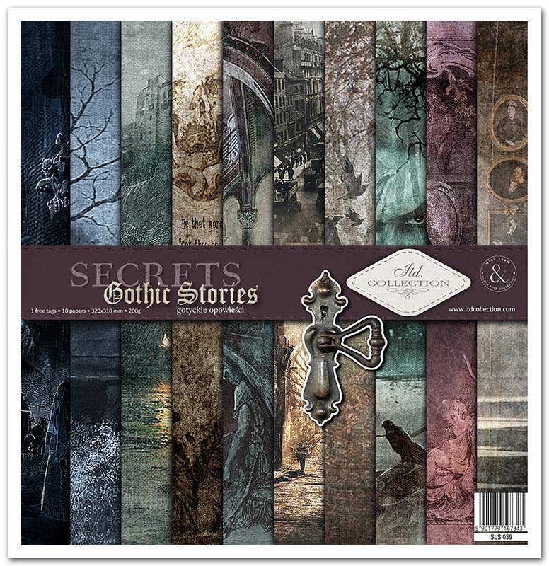 ITD: 12x12 inches paper pack GOTHIC STORIES