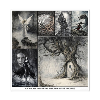 ITD: 12x12 inches paper pack LOST IN A FAIRY TALE